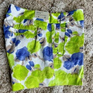 J.Crew Stretch Skirt with Floral Design